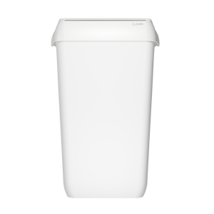 Clear+ waste bin 43l white